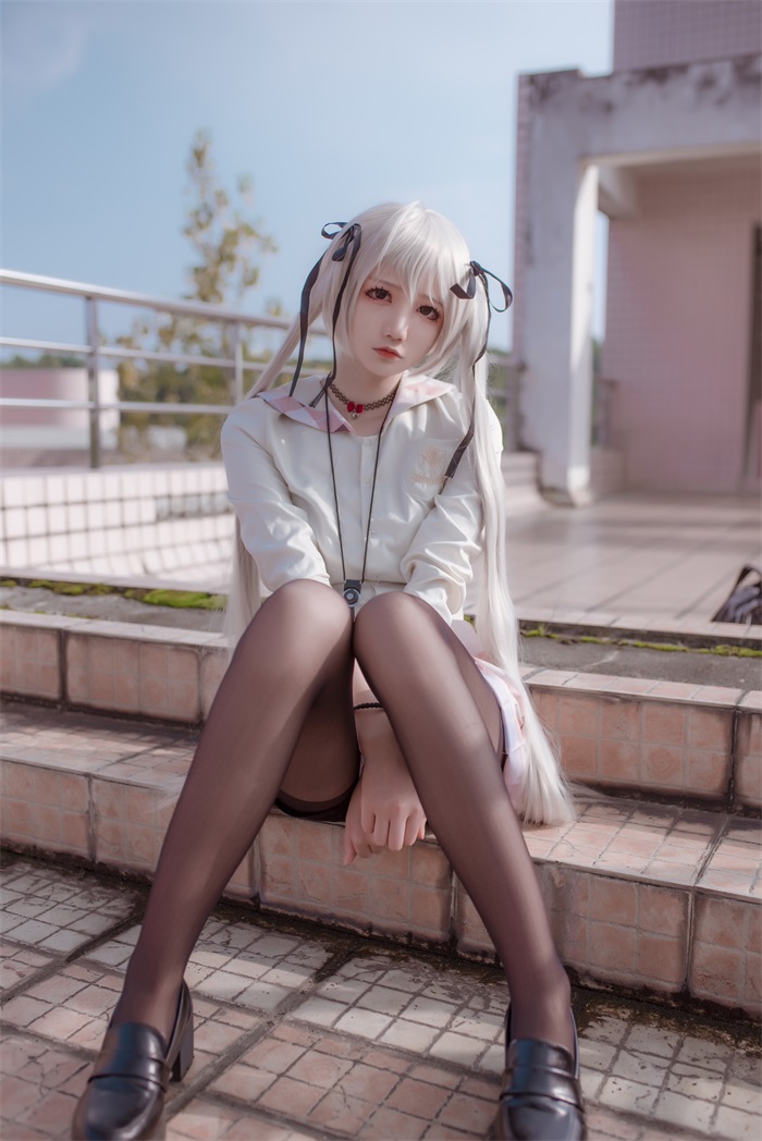 网红Coser@五更百鬼 校服穹 [12P/72.9MB] 网红Coser-第3张