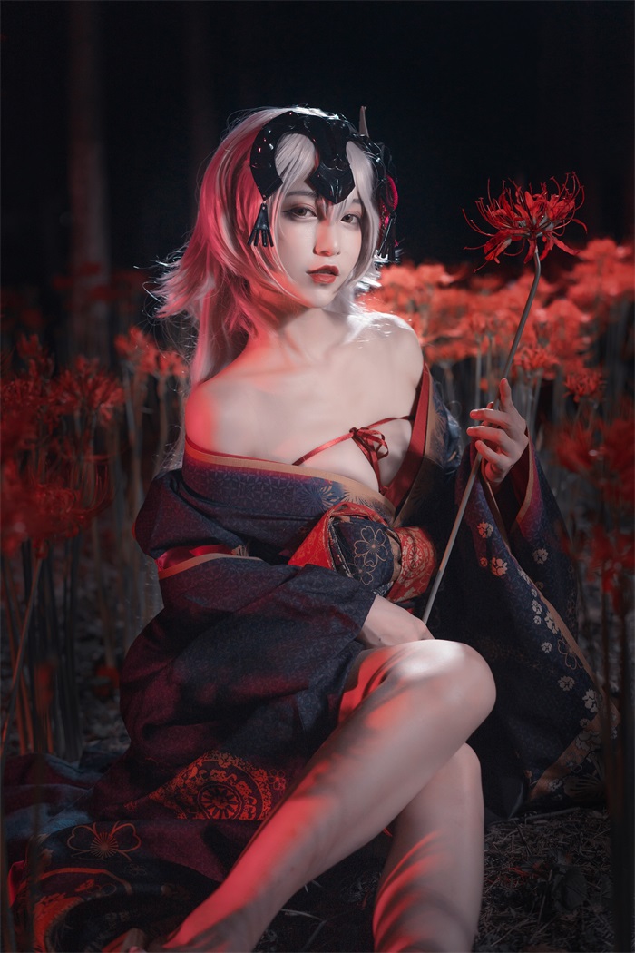 网红Coser@铁板烧鬼舞w 黑贞 [23P/346MB] 网红Coser-第1张