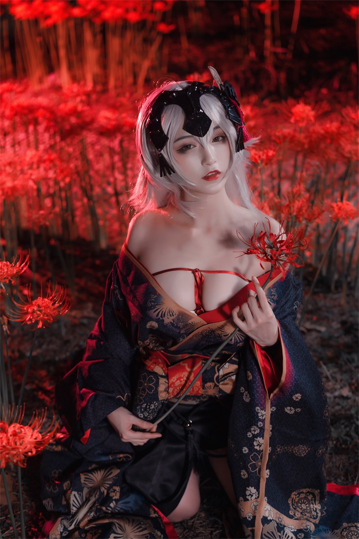 网红Coser@铁板烧鬼舞w 黑贞 [23P/346MB] 网红Coser-第3张