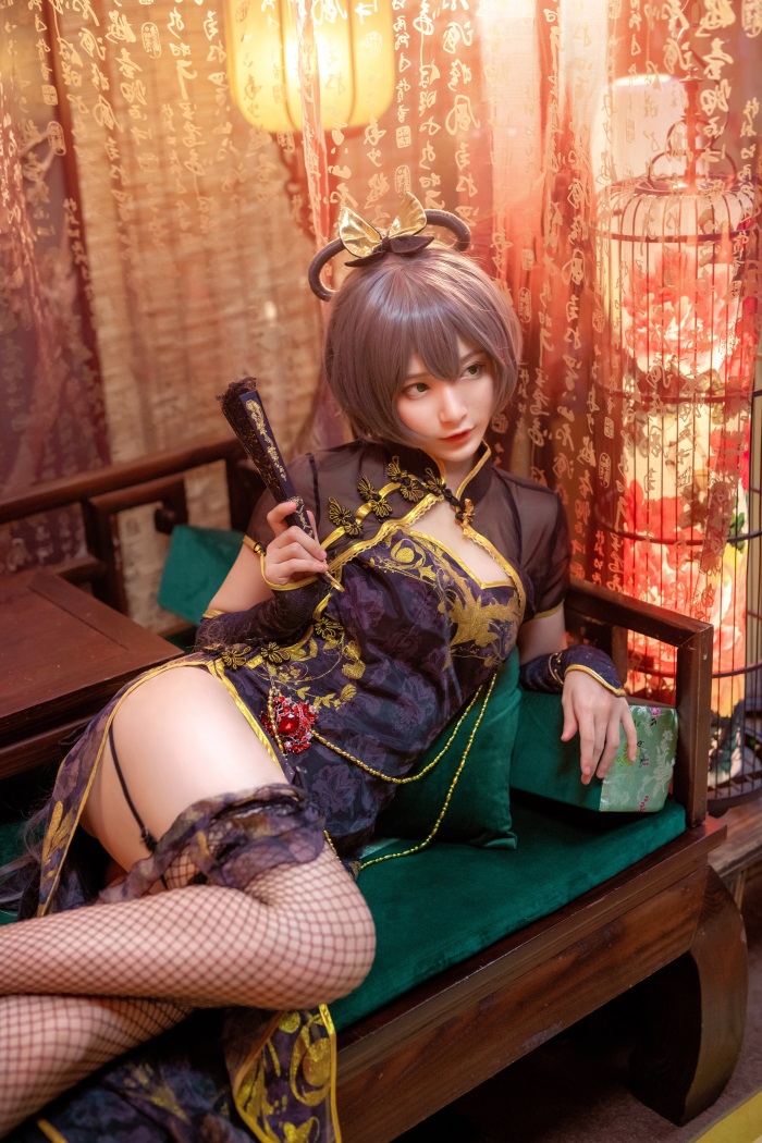 网红Coser@铁板烧鬼舞w 洛天依 [14P/208MB] 网红Coser-第1张