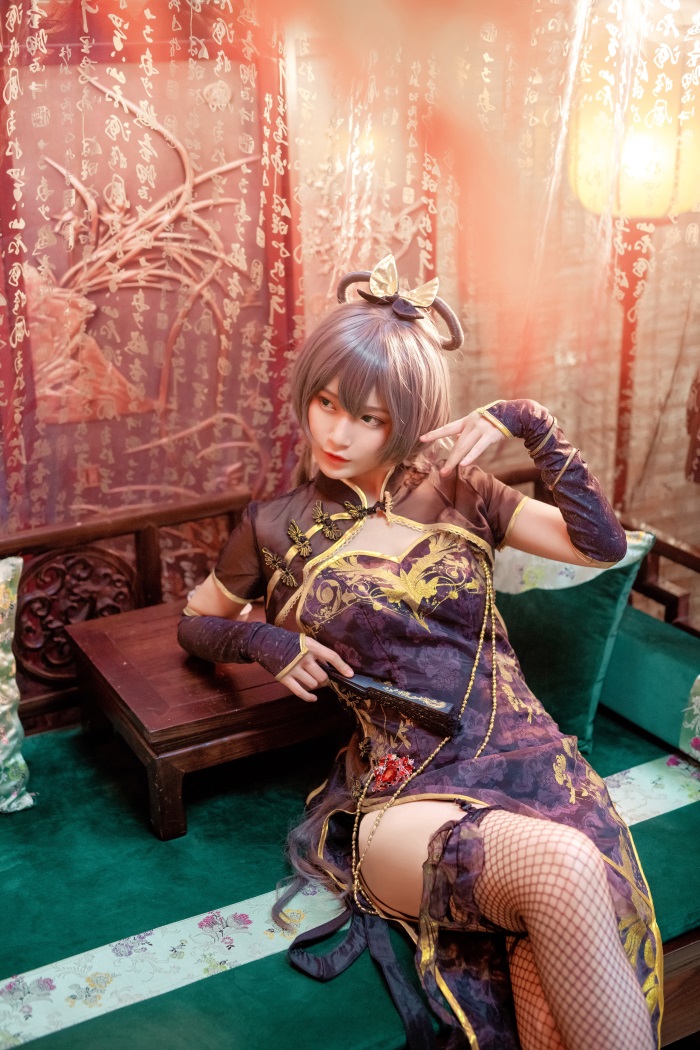 网红Coser@铁板烧鬼舞w 洛天依 [14P/208MB] 网红Coser-第3张