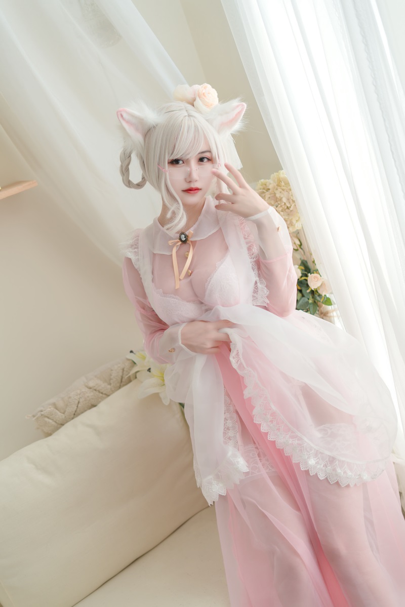 网红Coser@小仓千代 粉色女仆 [24P/268MB] 网红Coser-第4张