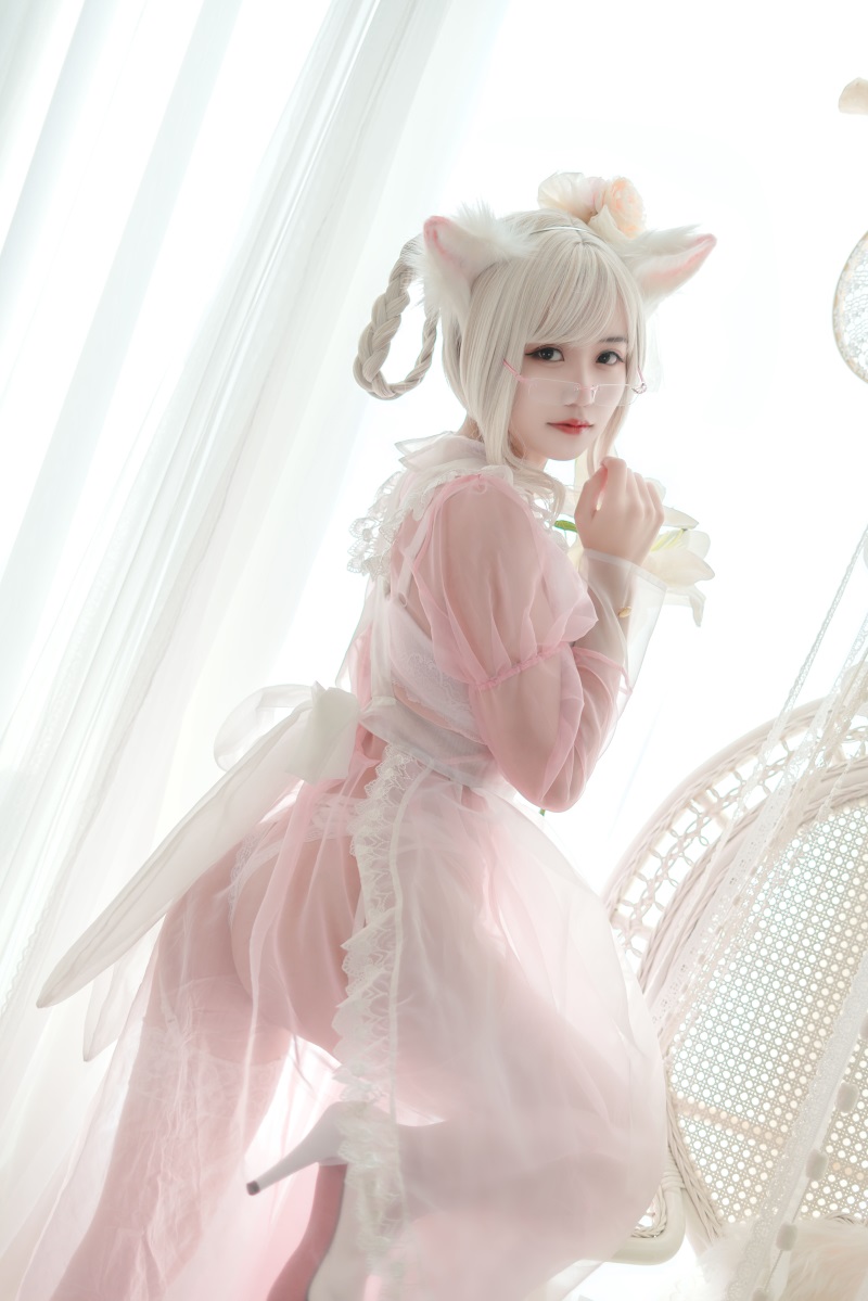 网红Coser@小仓千代 粉色女仆 [24P/268MB] 网红Coser-第3张