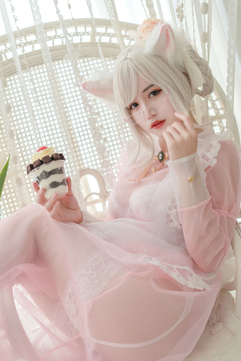 网红Coser@小仓千代 粉色女仆 [24P/268MB] 网红Coser-第1张