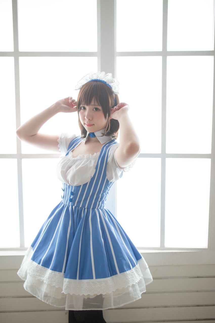 网红Coser 闪月半 – 加藤惠 制服 [17P/73MB] 网红Coser-第4张