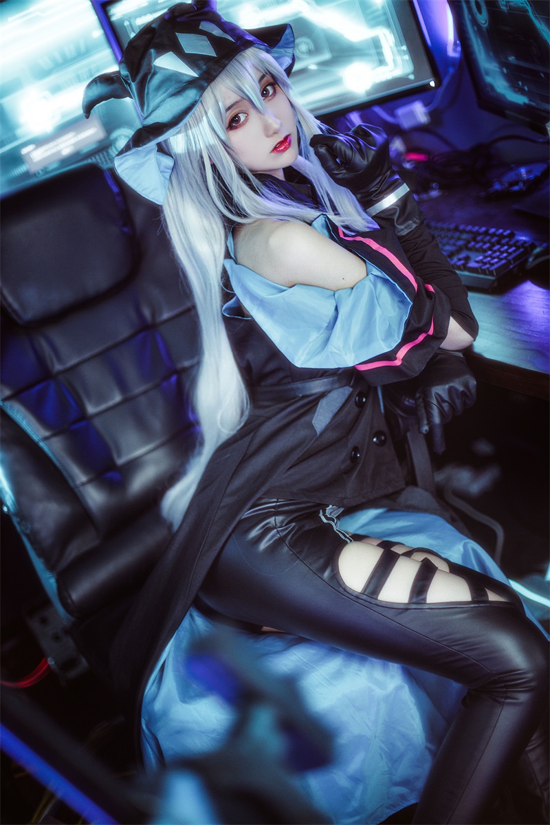 网紅Coser@木绵绵OwO 斯卡蒂COS [16P/468MB] 网红Coser-第1张