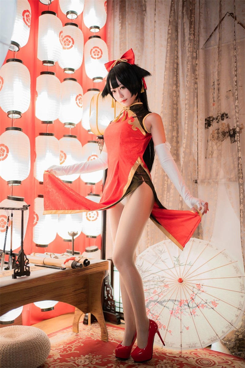 人气Coser@001.Money冷冷 高雄旗袍[41P/956MB] 网红Coser-第2张