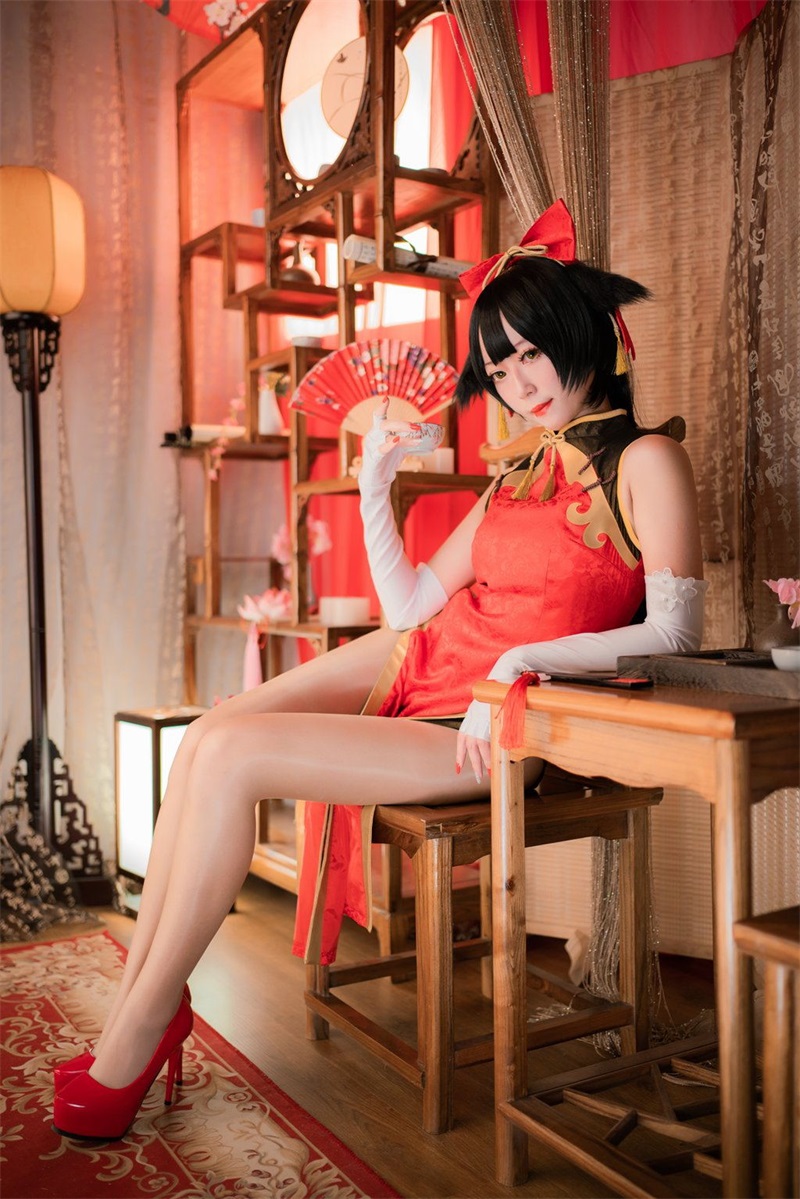 人气Coser@001.Money冷冷 高雄旗袍[41P/956MB] 网红Coser-第1张