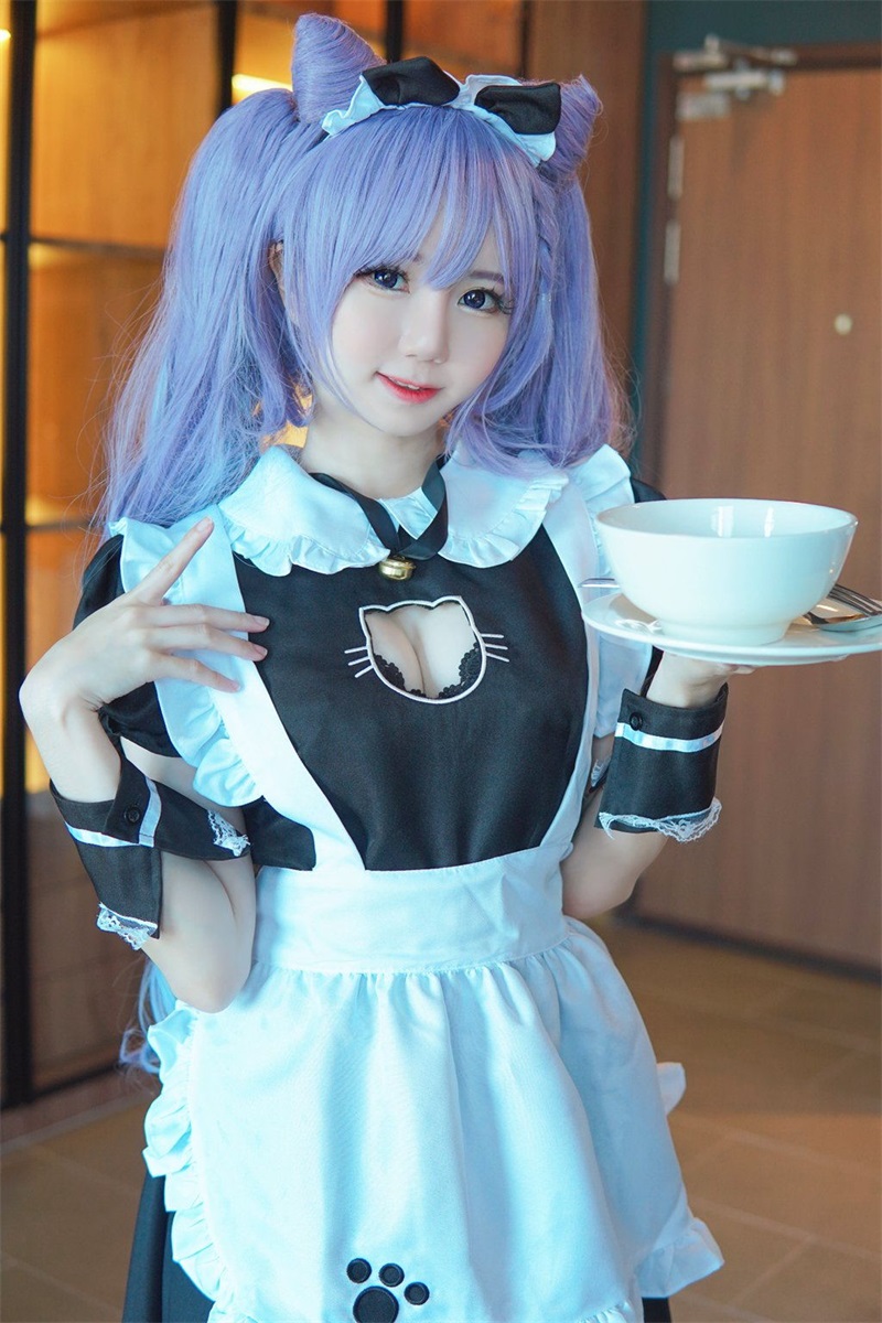 网紅Coser@Sally Dorasnow Keqing Maid[52P/285MB] 网红Coser-第2张