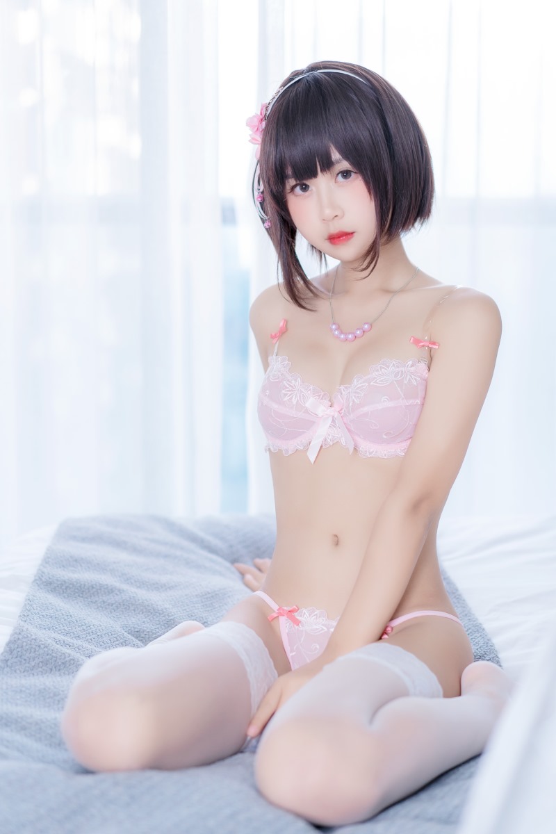 动漫博主@萌芽儿o0 加藤惠睡衣+内依 [28P/70MB] 网红Coser-第2张