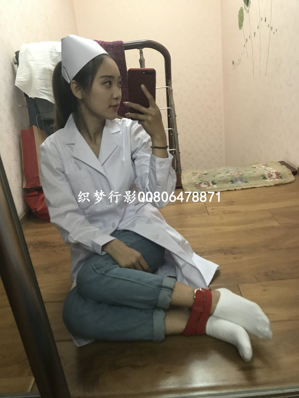 织梦行影@NO.003-第三期 护士服棉袜（护士）[76P/149MB] 织梦行影-第4张