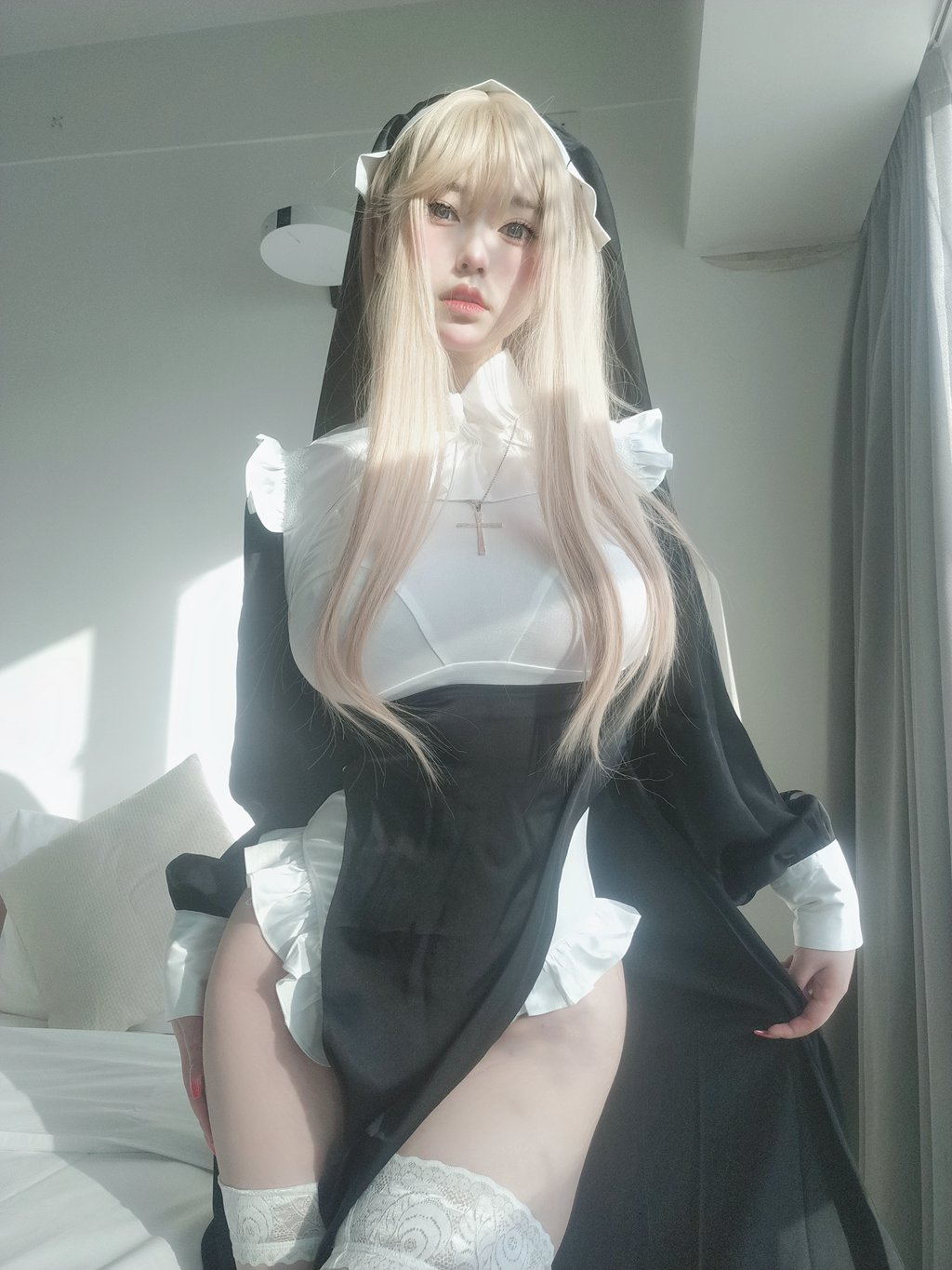 人气Coser@女主K 17.女主K 沉默的学姐[102P-743.5M] 网红Coser-第2张