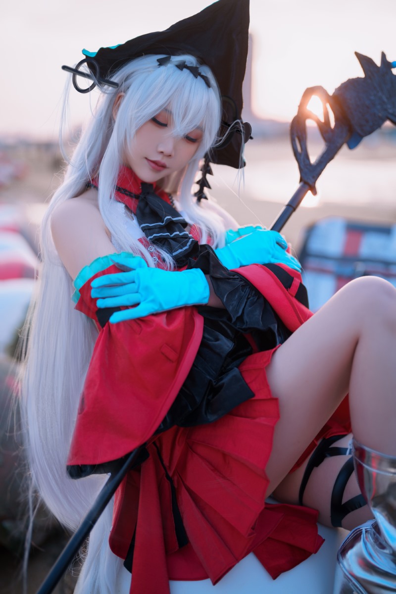 人气动漫Coser@面饼仙儿 浊心斯卡蒂 [15P/168MB] 网红Coser-第4张