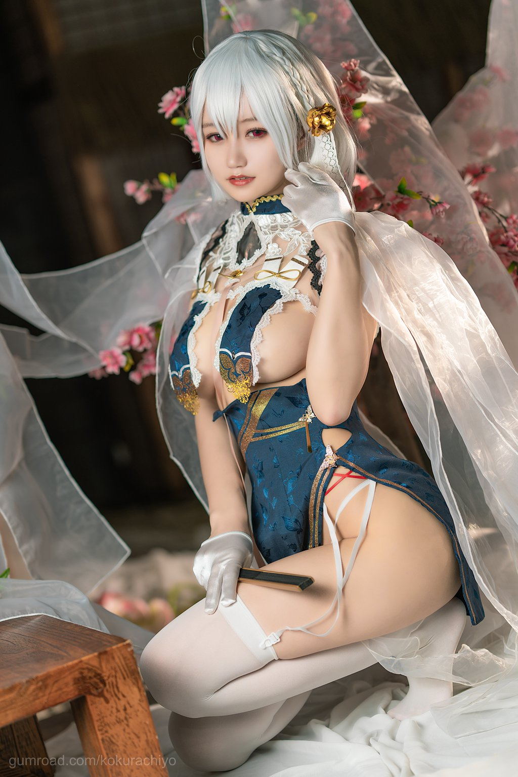 人气Coser@小仓千代w NO.024 天狼星旗袍 [20P-138MB] 网红Coser-第4张