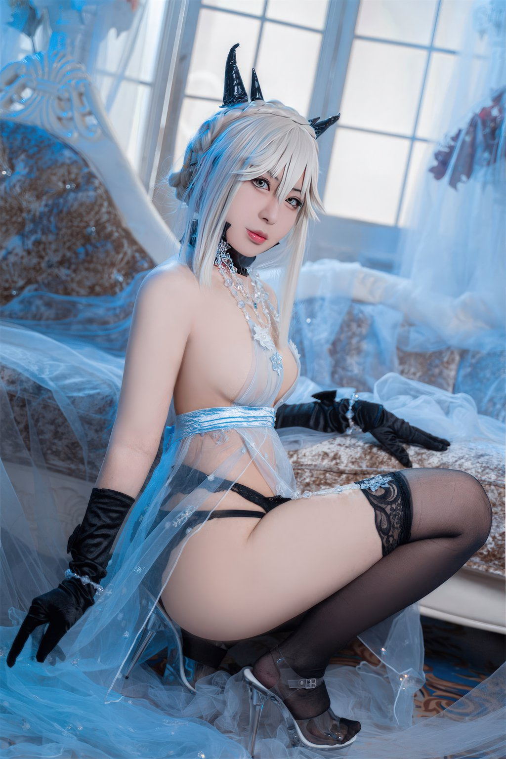 网紅Coser@虎森森 黑枪呆 皇室糖霜 [65P/1.07GB] 网红Coser-第2张