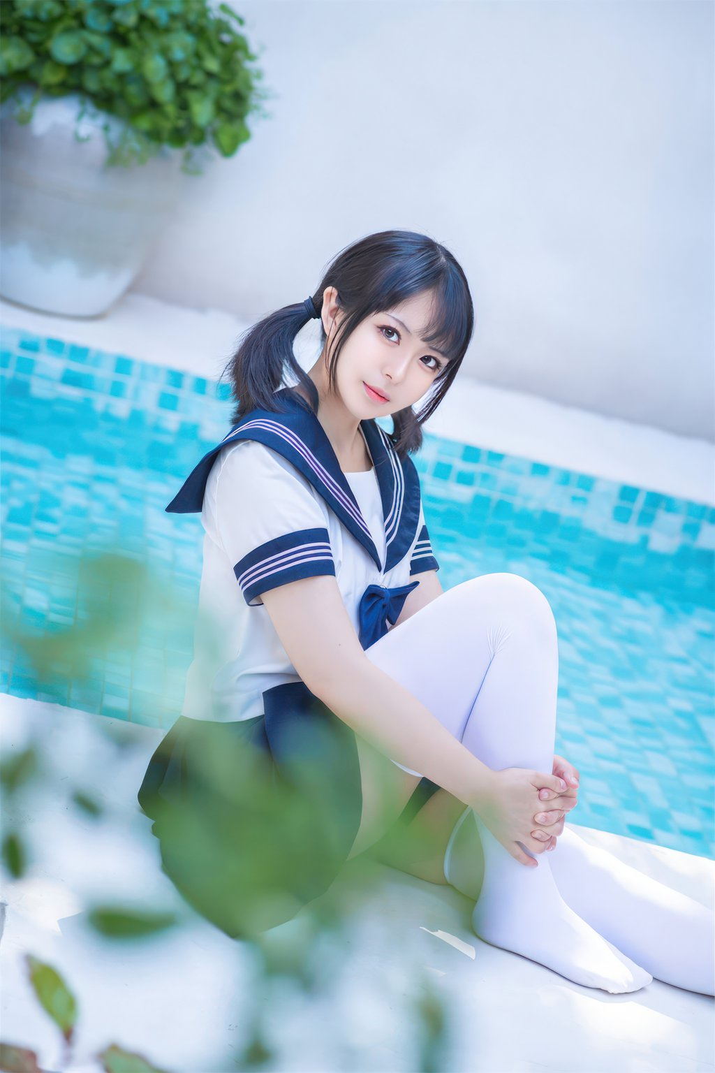 网紅Coser@虎森森 JK死库水 [35P/525MB] 网红Coser-第1张