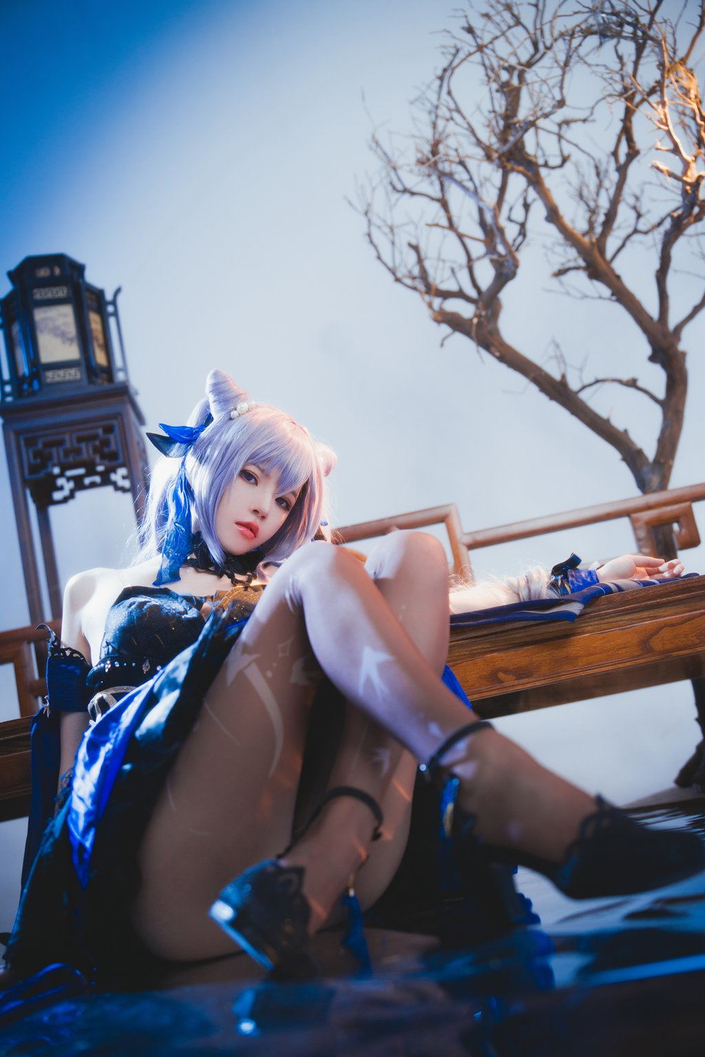 人气Coser@桜桃喵 刻晴 [29P/317MB] 网红Coser-第1张