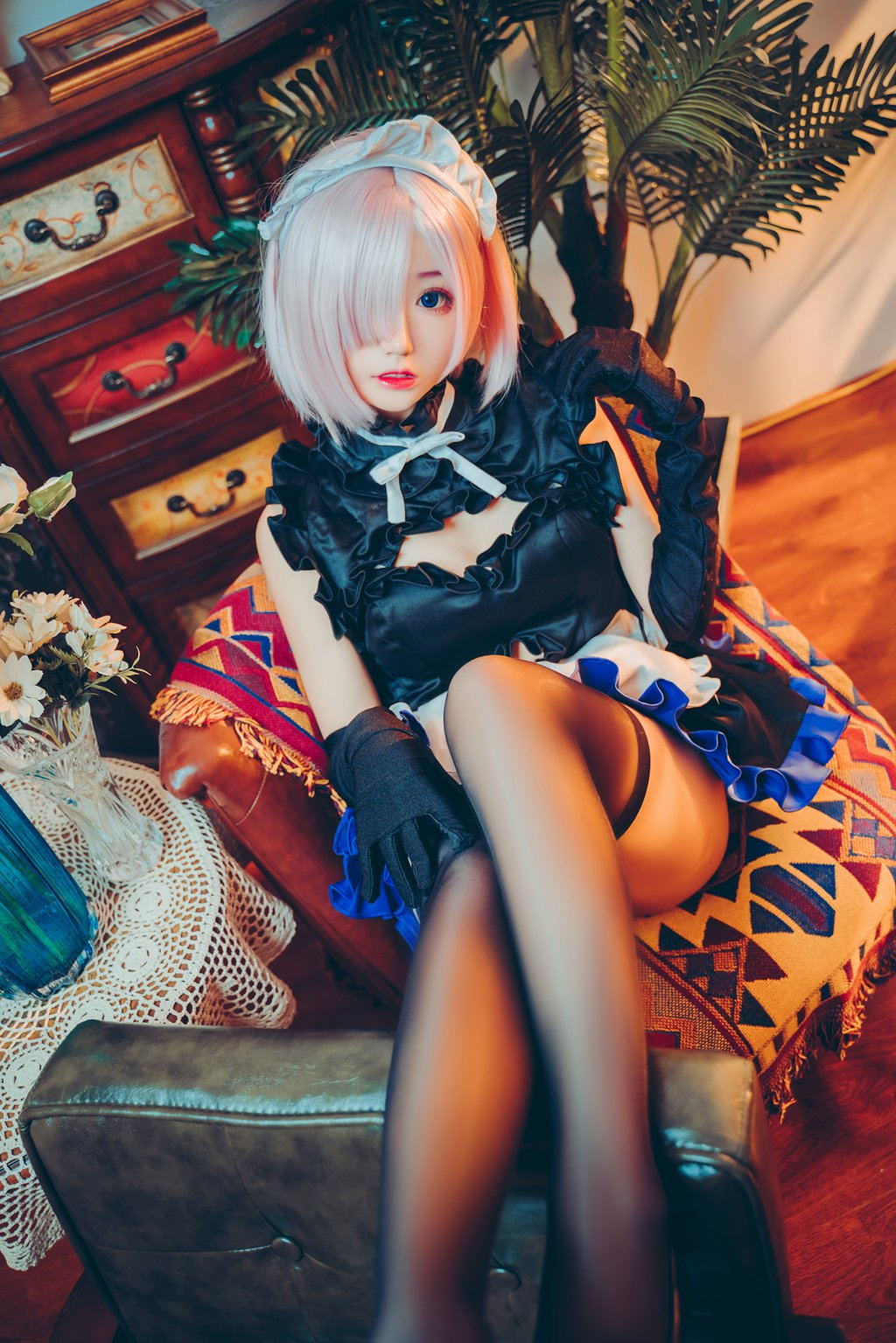 动漫博主@猫君君 NO.008.玛修女仆 [25P-458MB] 网红Coser-第3张