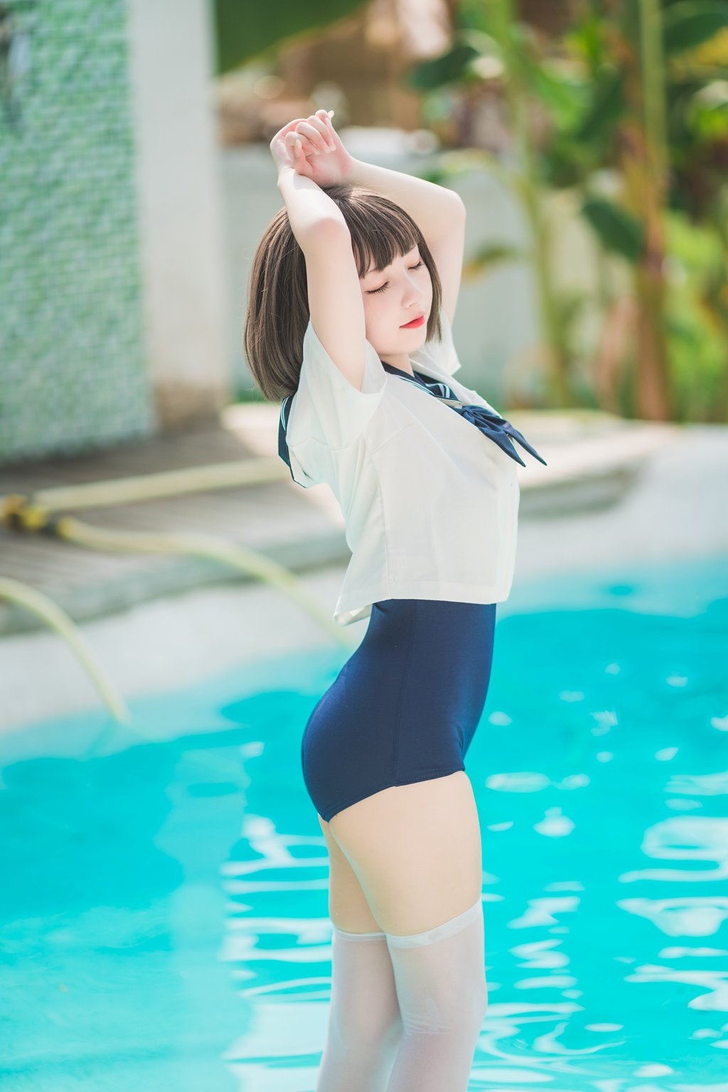 动漫博主@花铃 JK死库水 [109P/625MB] 网红Coser-第3张