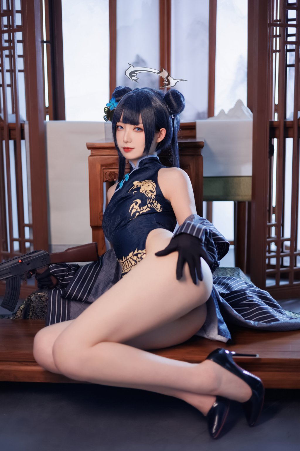 网紅Coser@封疆疆v 碧蓝档案 妃咲 [34P/250MB] 网红Coser-第3张