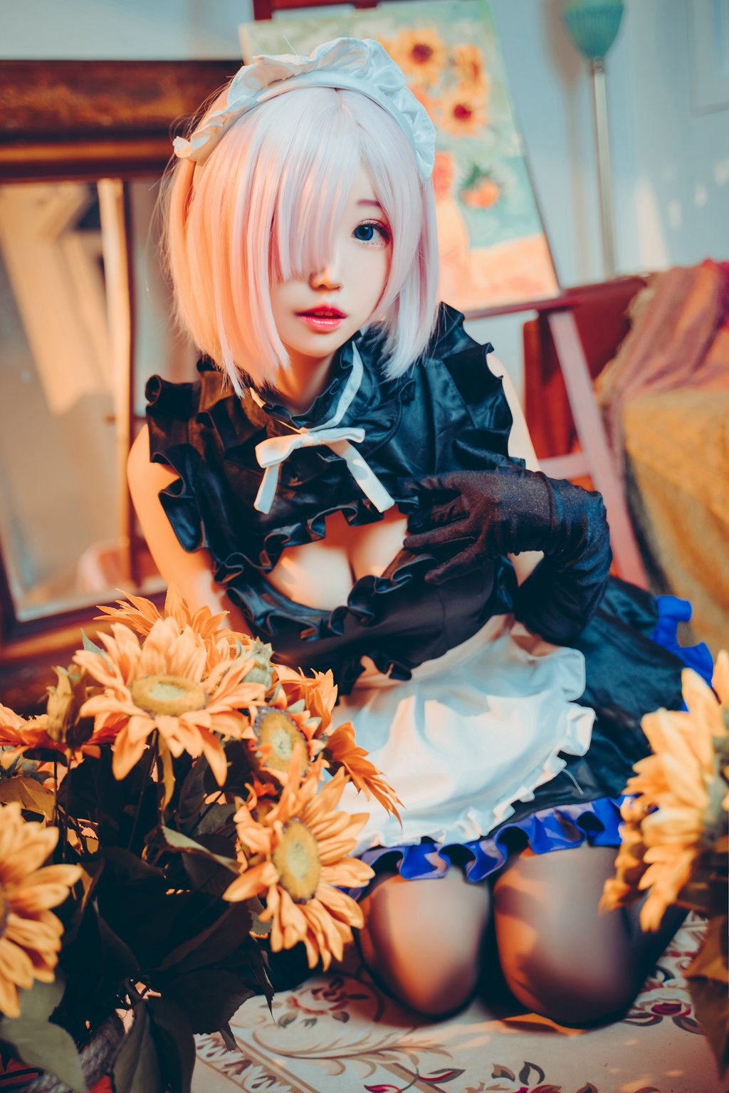 动漫博主@猫君君 NO.008.玛修女仆 [25P-458MB] 网红Coser-第2张