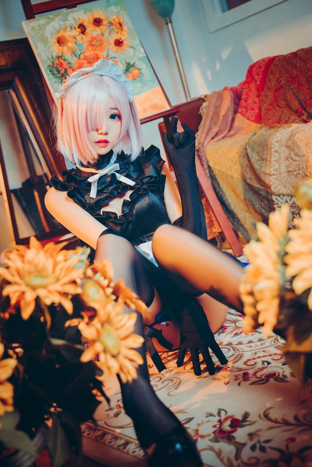 动漫博主@猫君君 NO.008.玛修女仆 [25P-458MB] 网红Coser-第1张