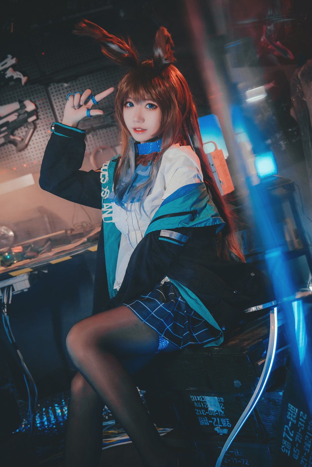 动漫博主@猫君君 NO.010. 明日方舟 阿米娅 [52P-960MB] 网红Coser-第1张