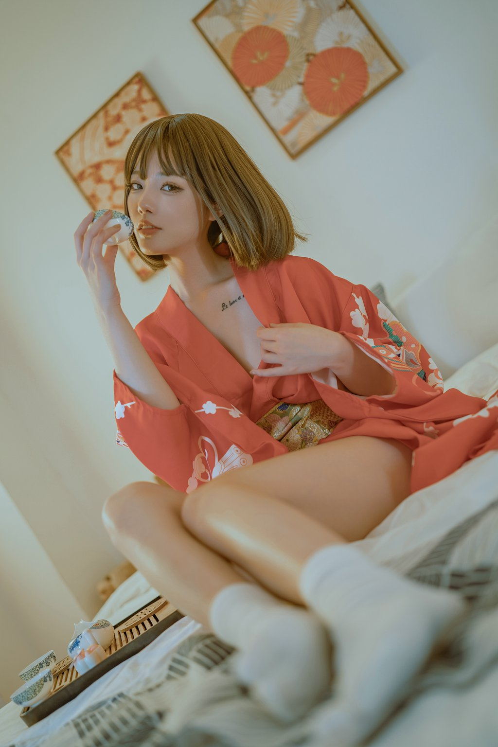 人气Coser@桃良阿宅 浴衣 [20P/277MB] 网红Coser-第1张