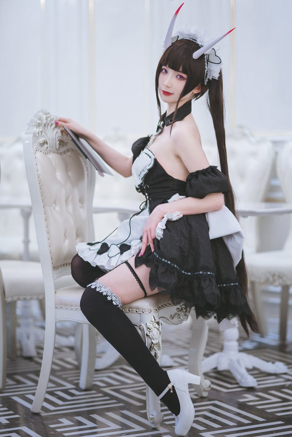 网紅Coser@封疆疆v 能代女仆 [36P/486MB] 网红Coser-第1张