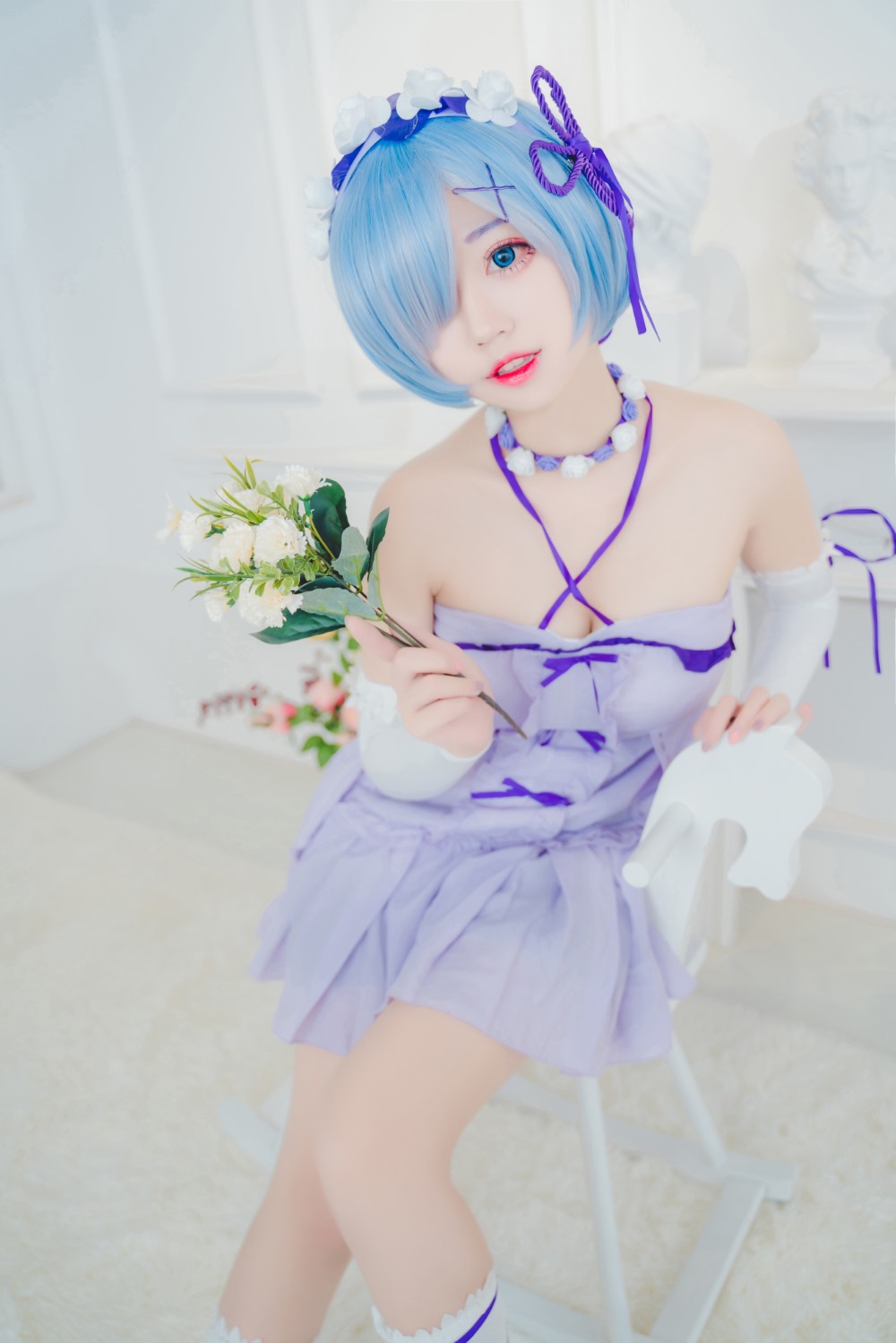 动漫博主@猫君君 NO.006 雷姆生日 [27P/274MB] 网红Coser-第2张