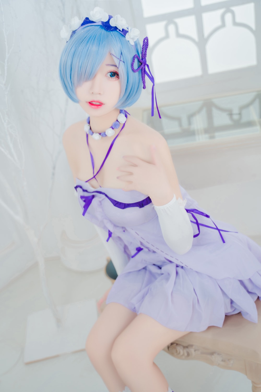 动漫博主@猫君君 NO.006 雷姆生日 [27P/274MB] 网红Coser-第3张