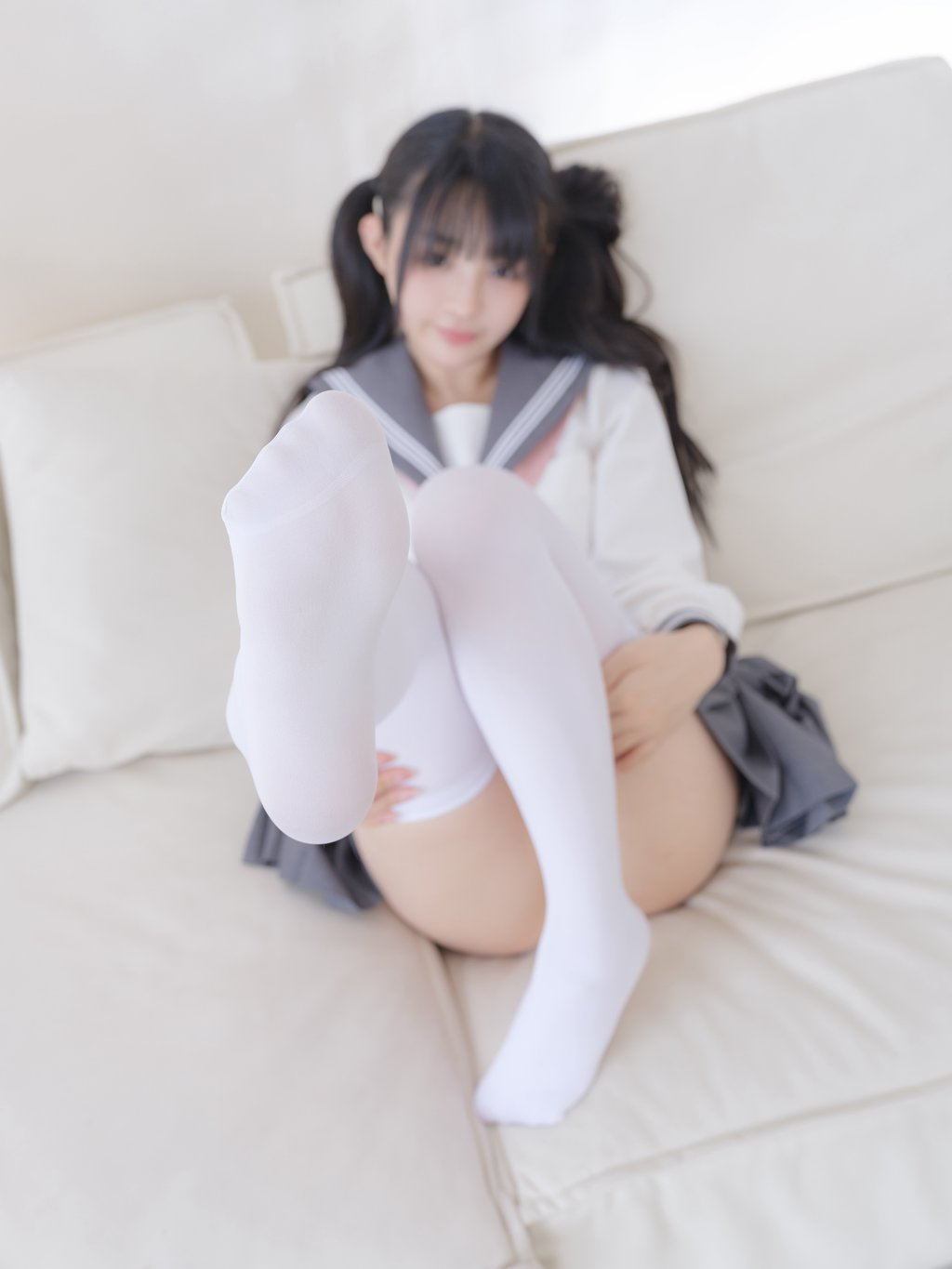 网紅Coser@桜井宁宁 NO.086 白丝JK[87P-312.1M] 网红Coser-第4张