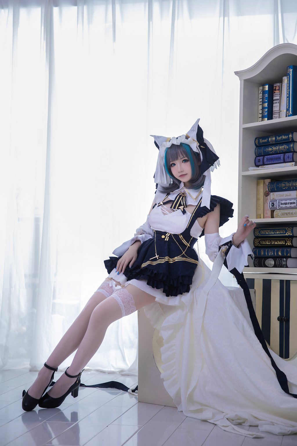 动漫博主@雪晴Astra Azure Lane 柴郡[17P/173MB] 网红Coser-第2张