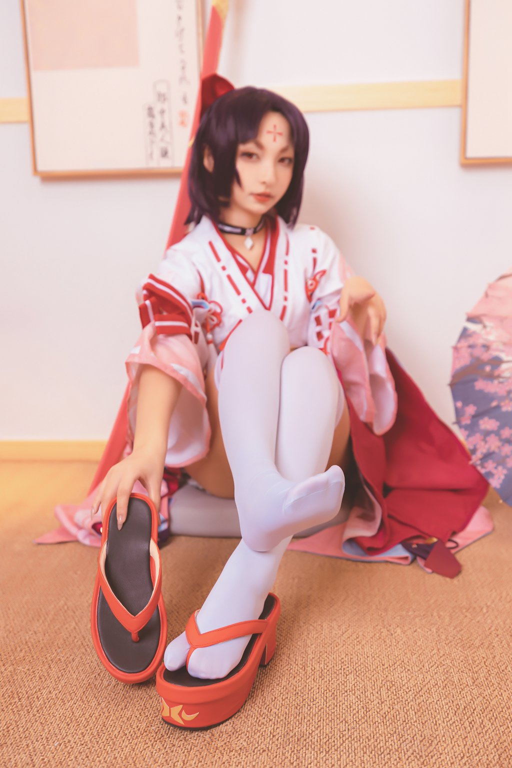 网紅Coser@神楽板真冬 – 妖刀姬[75P/237MB] 网红Coser-第1张