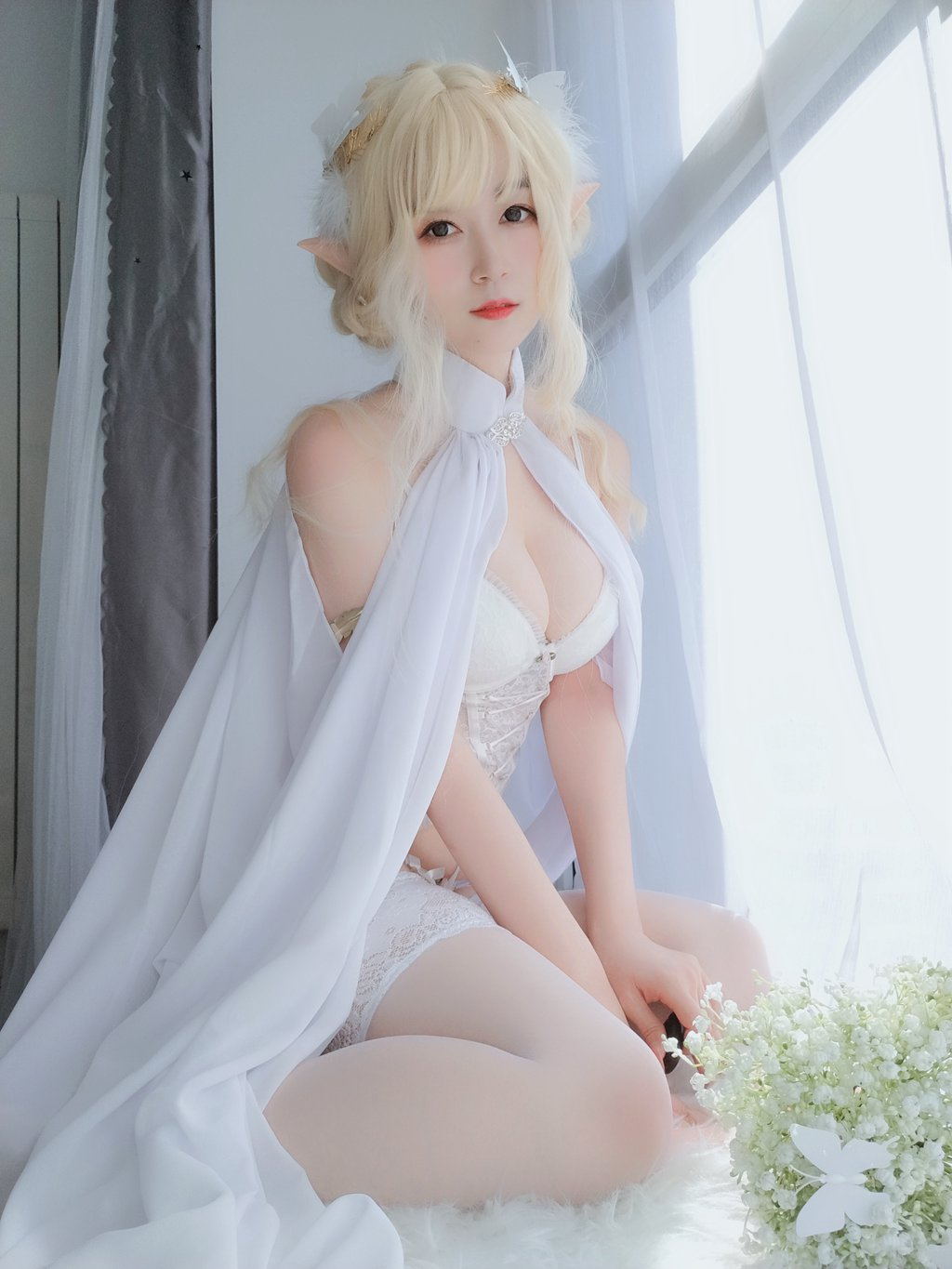 人气动漫Coser@白银81_ 小白羊 [149P1V900MB] 网红Coser-第1张