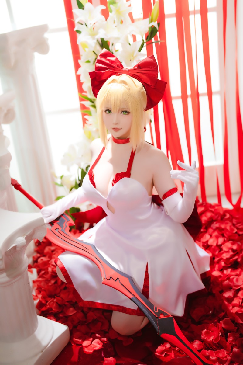 微博红人@星之迟迟 6月 Fate 尼禄 [43P/127MB] 网红Coser-第2张