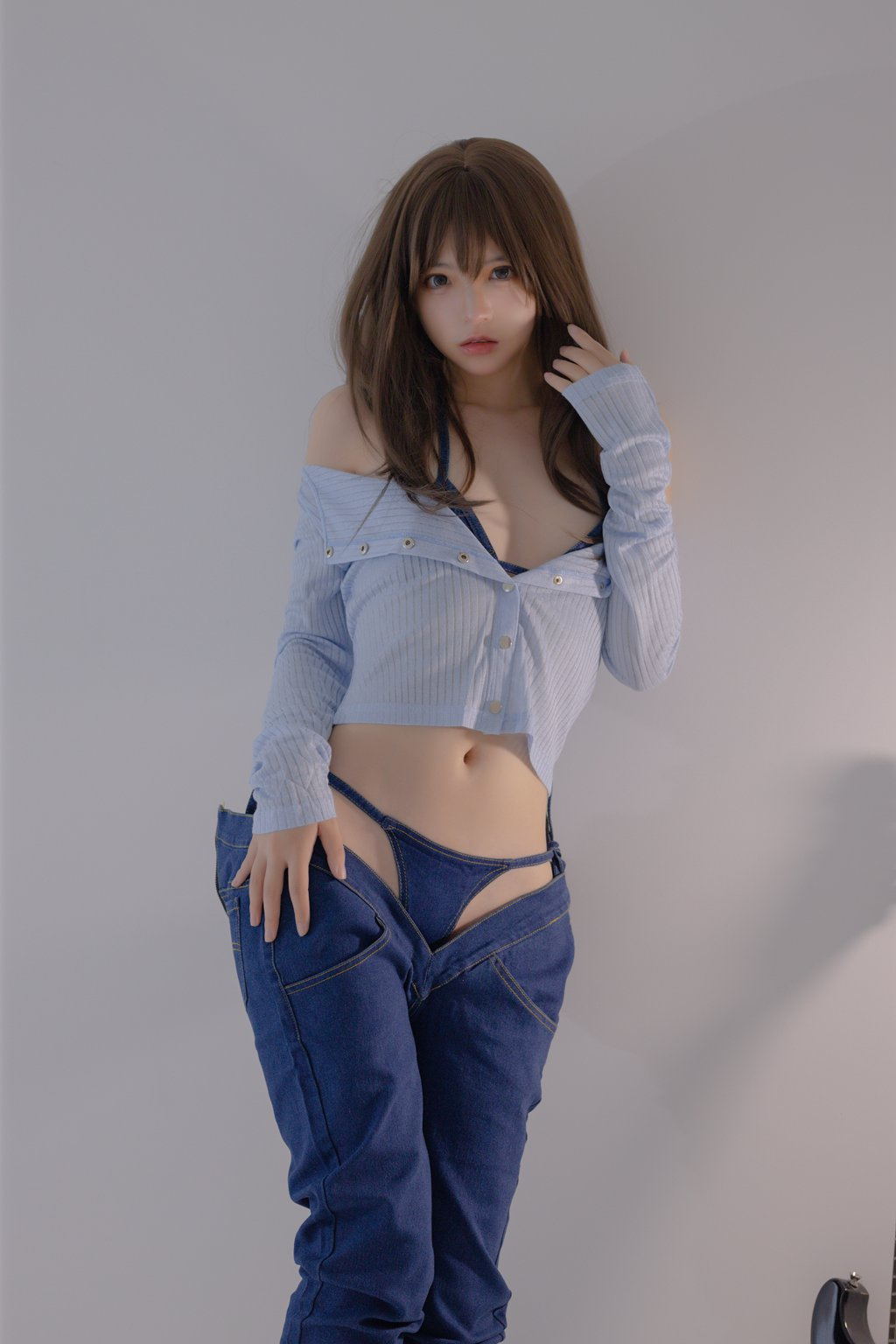 网紅Coser@疯猫ss 2022夏日限定 吉他妹妹 牛仔裤 [20P433MB] 网红Coser-第1张