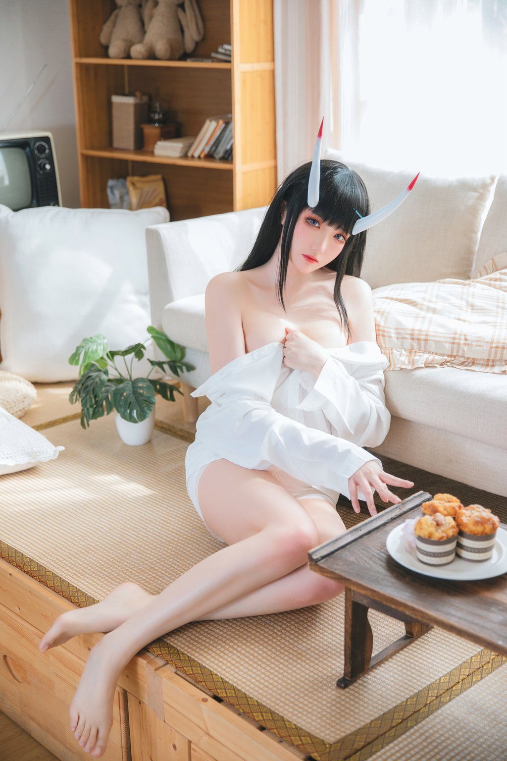 动漫Coser@瓜希酱 能代衬衣 [23P/108MB] 网红Coser-第3张