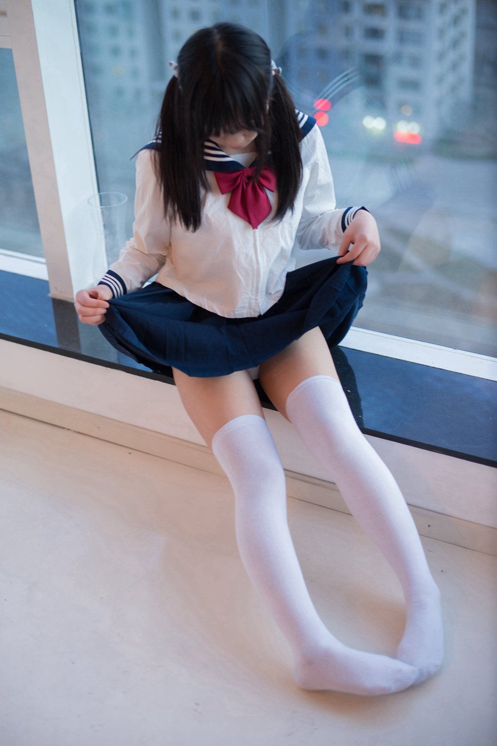 网紅Coser@拇指兔-校服[57P/137MB] 网红Coser-第2张