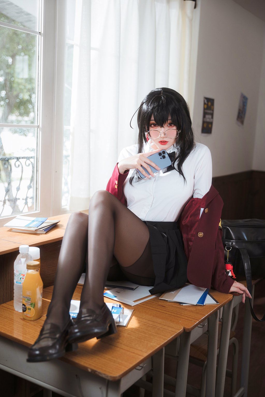 动漫Coser@瓜希酱 大凤JK [30P/150MB] 网红Coser-第2张