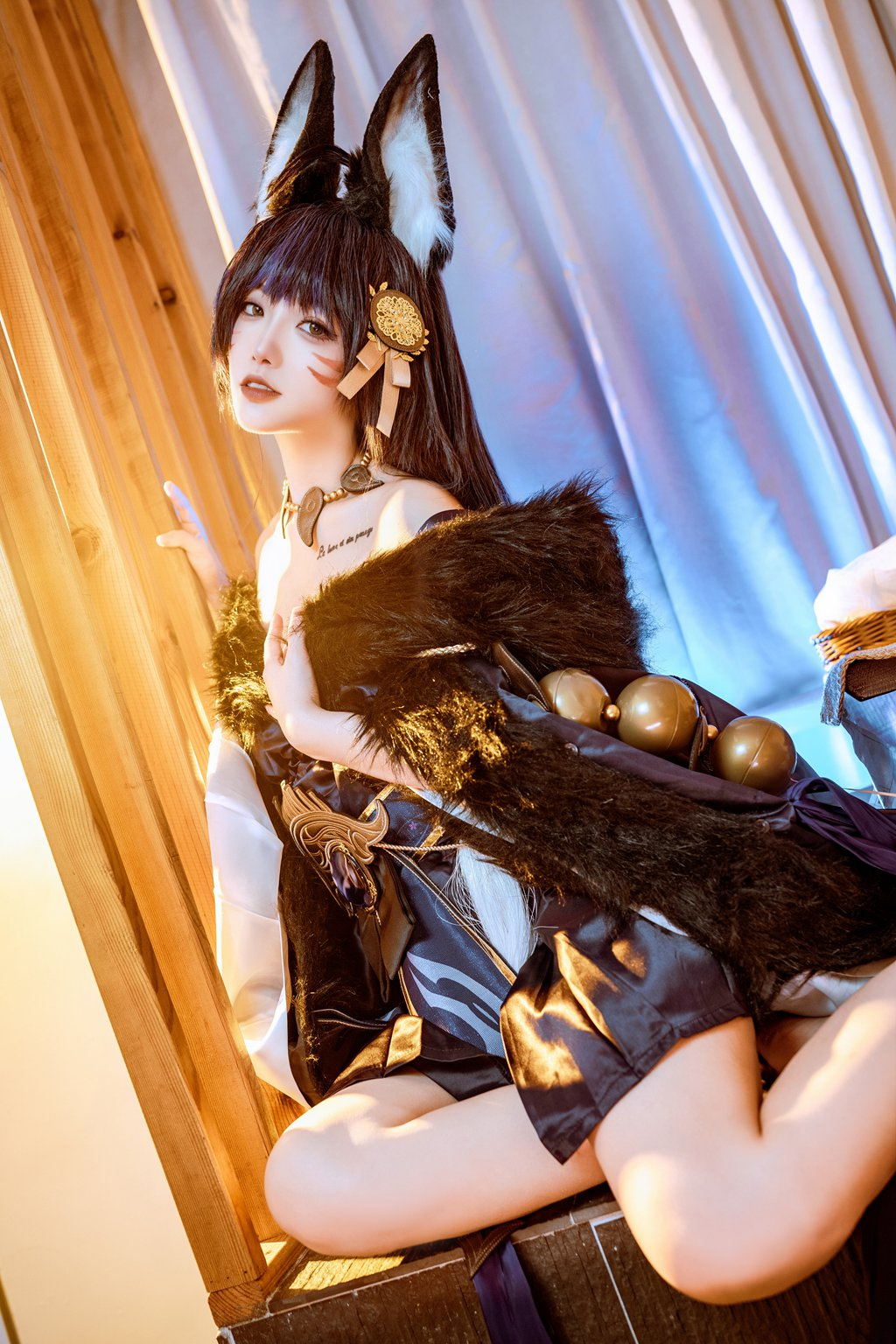 人气Coser@桃良阿宅 武藏 [44P/414MB] 网红Coser-第4张