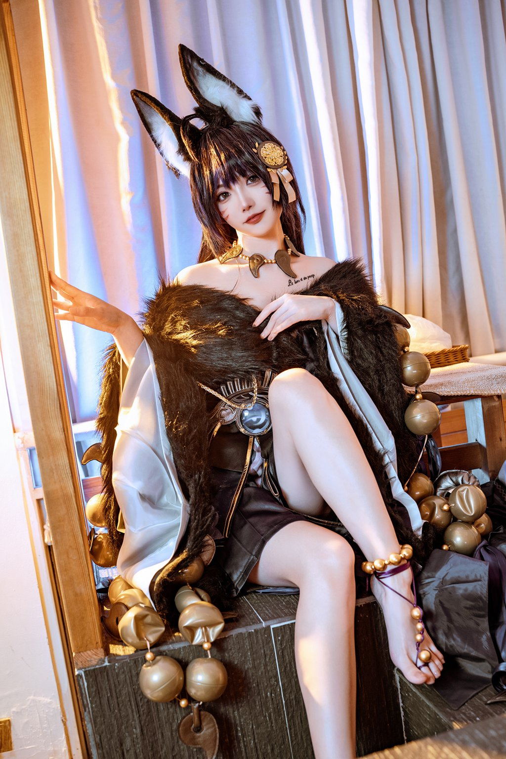 人气Coser@桃良阿宅 武藏 [44P/414MB] 网红Coser-第2张