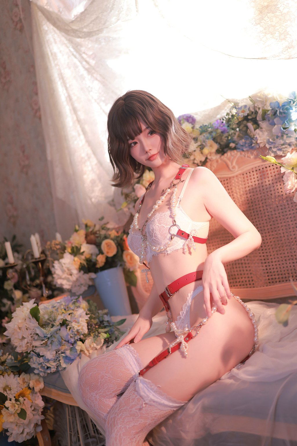 人气Coser@桃良阿宅 白珍珠 [42P/354MB] 网红Coser-第1张