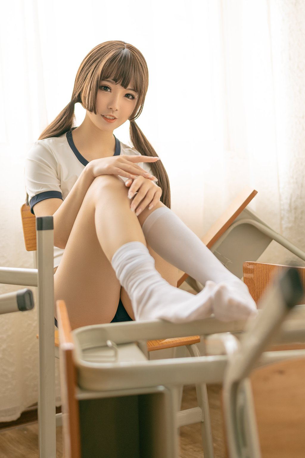 人气Coser@桃良阿宅 体操服 [35P/297MB] 网红Coser-第1张