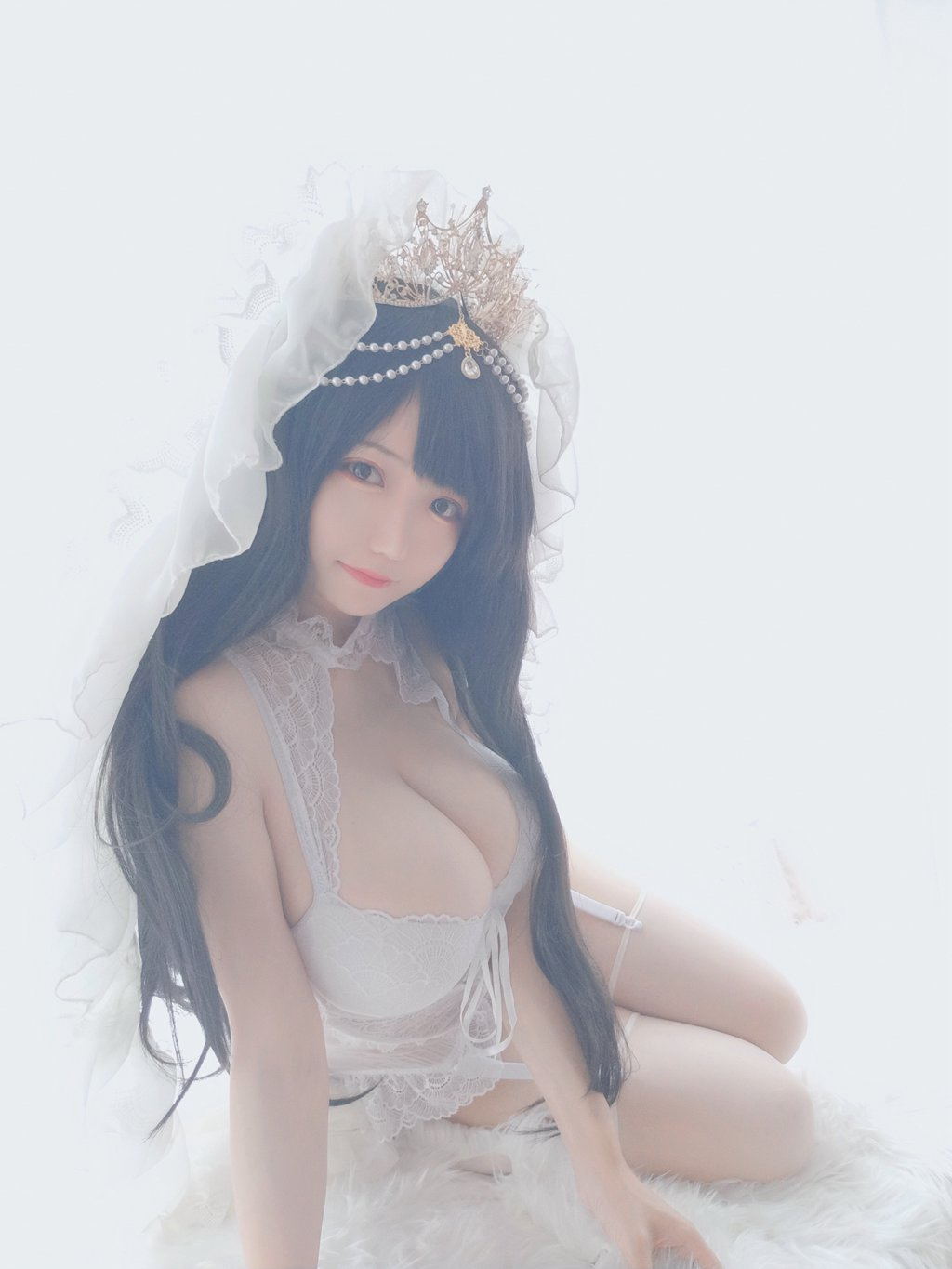 人气Coser@小仓千代w NO.032 – 可可爱爱花嫁 [32P-107MB] 网红Coser-第3张