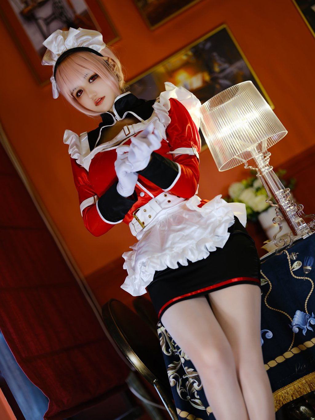 人气Coser@小仓千代w NO.037 – 南丁女仆[22P-65M] 网红Coser-第3张