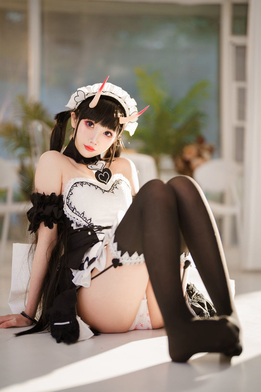 人气动漫Coser@面饼仙儿 能代女仆 [31P/316MB] 网红Coser-第1张