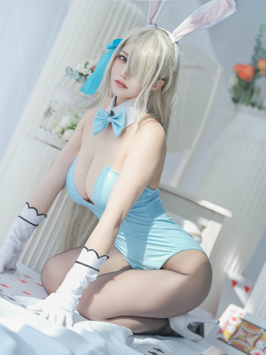 人气Coser@小仓千代w NO.031 明日奈兔女郎[22P-62.1M] 网红Coser-第2张