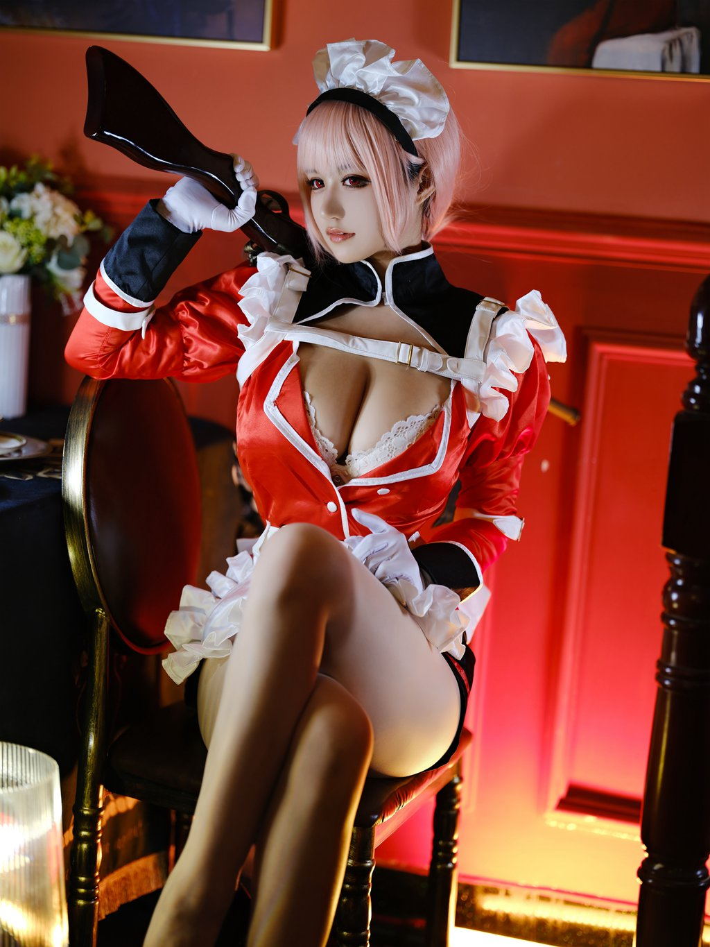 人气Coser@小仓千代w NO.037 – 南丁女仆[22P-65M] 网红Coser-第1张